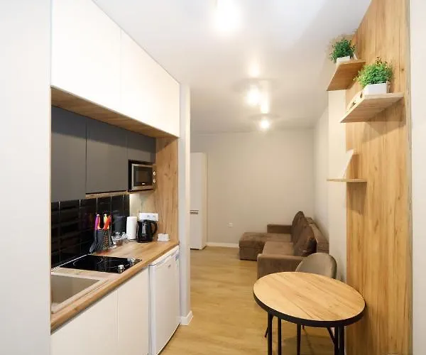 アパート New Point In The Centre リヴィウ